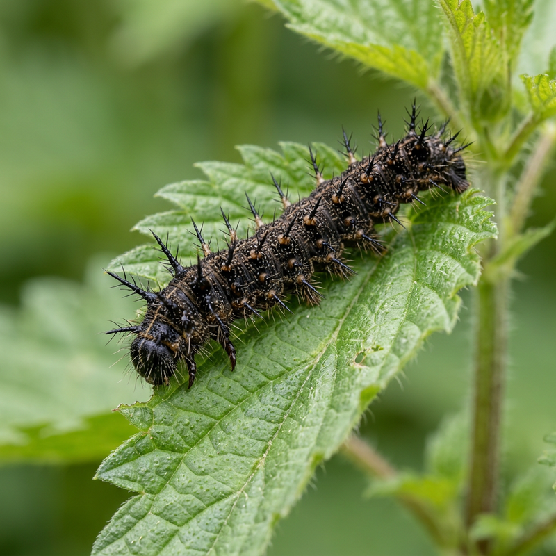 Landkärtchen (Raupe)