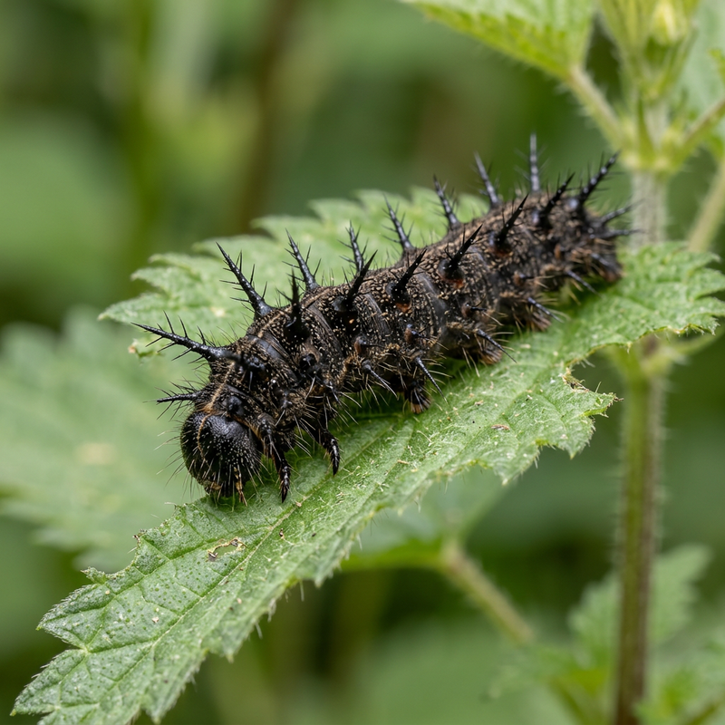 Landkärtchen (Raupe)