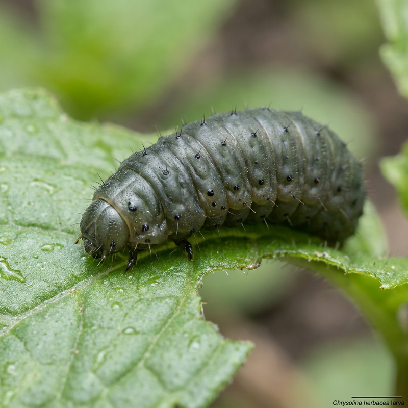 Minzblattkäfer (Larve)