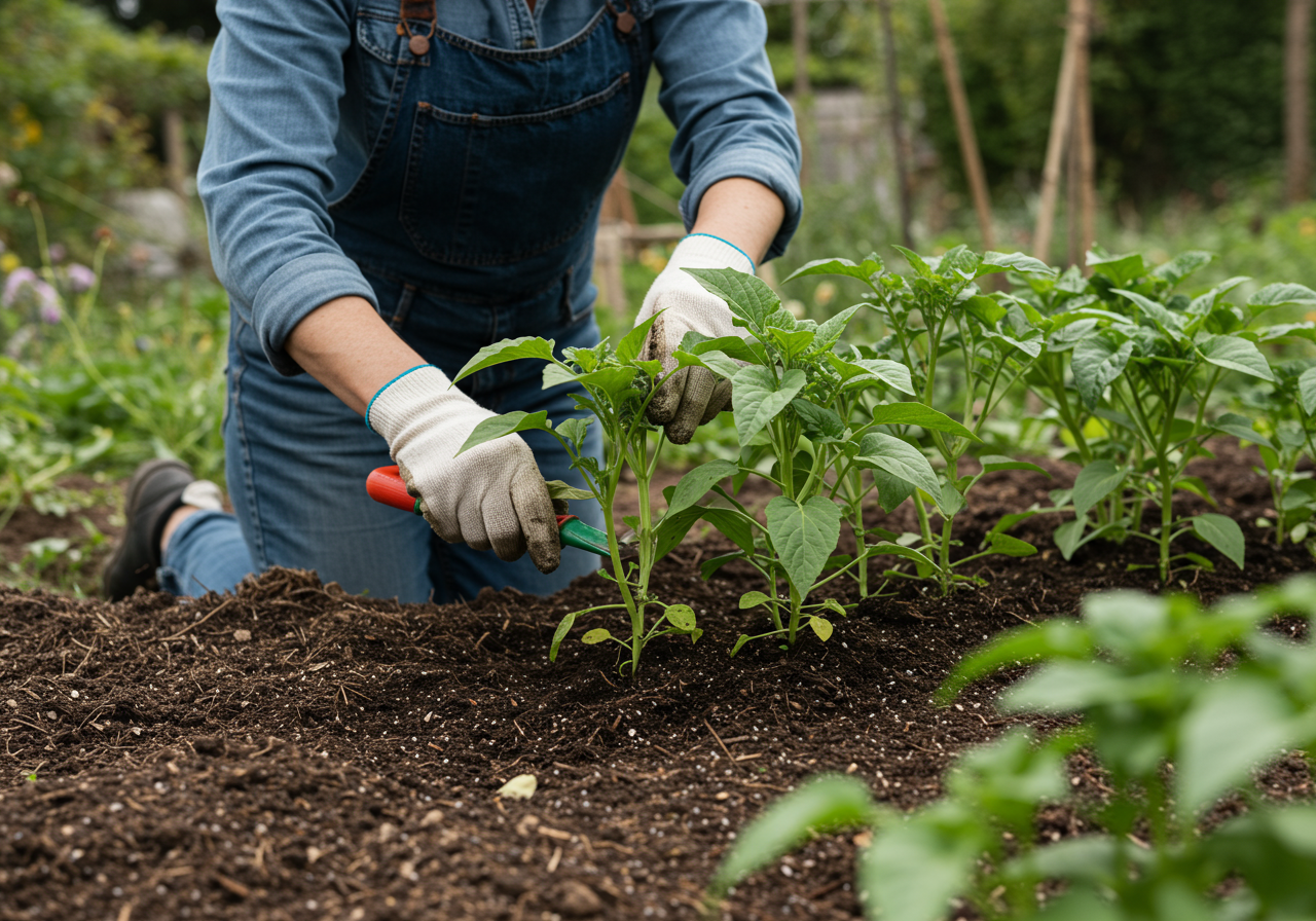 Neudorff Azet TomatenDünger — Anwendungs-Szene