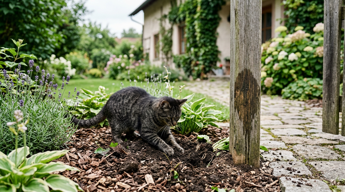 Neudorff Protectan Hunde- und KatzenSchreck — realistische Problem-Szene