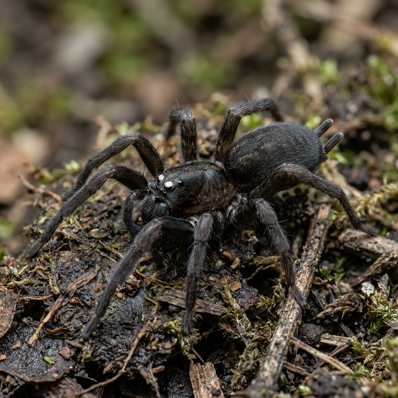 Plattbauchspinne