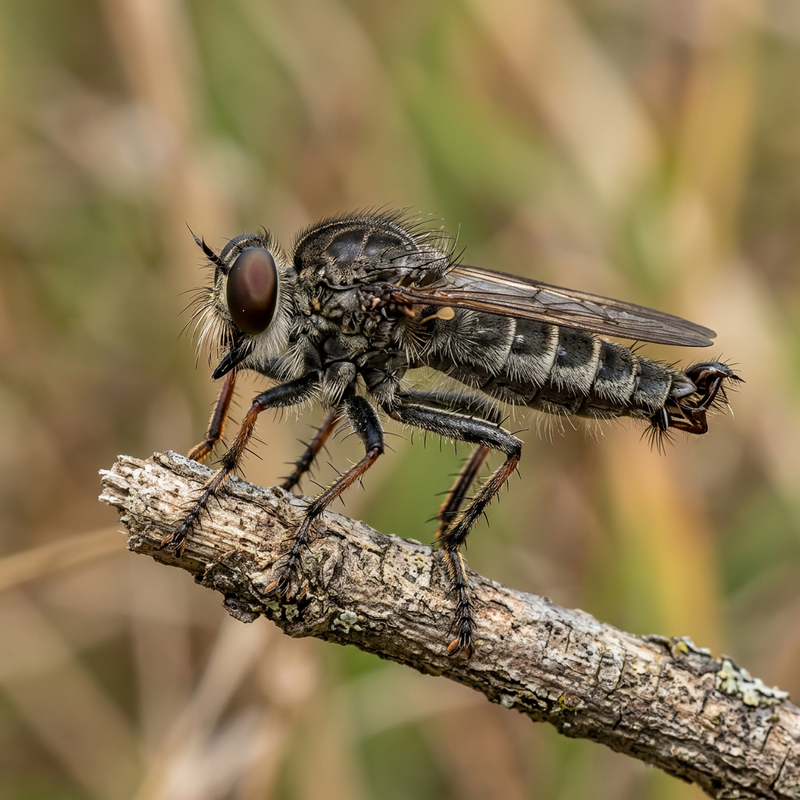 Raubfliege (Gattung Machimus)