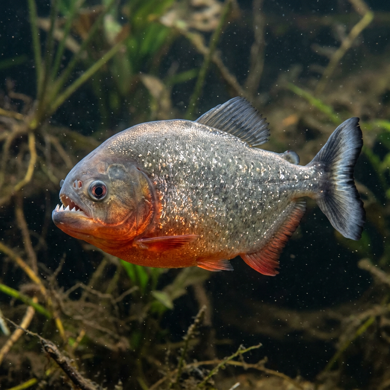 Roter Piranha