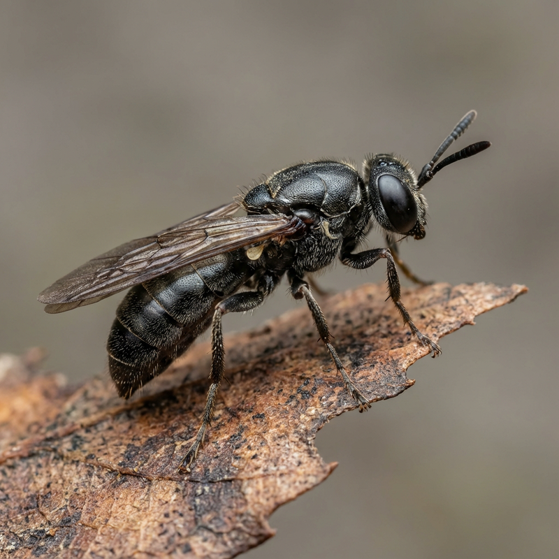 Schwarze Soldatenfliege