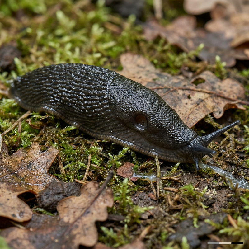 Schwarze Wegschnecke