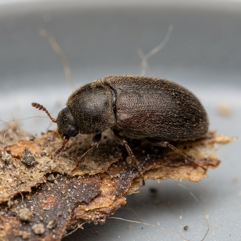 Schwarzer Speckkäfer