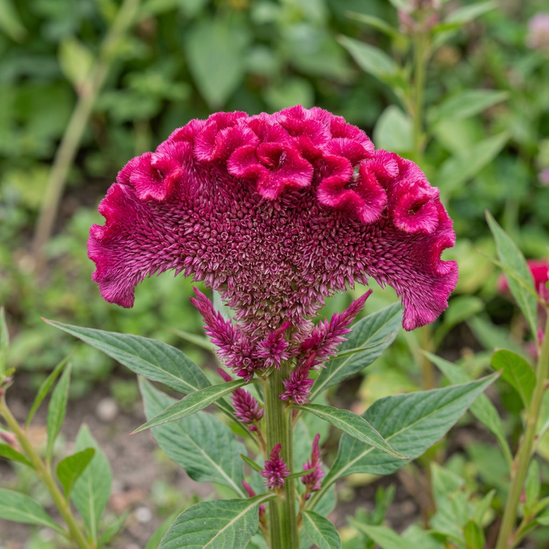 Silber-Brandschopf (Cristata-Form)