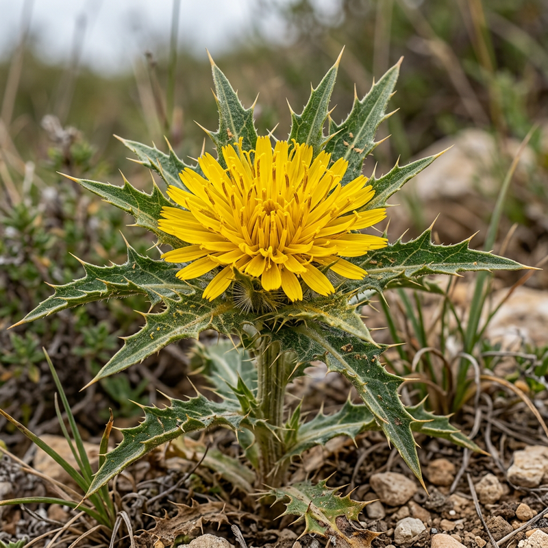Spanische Golddistel