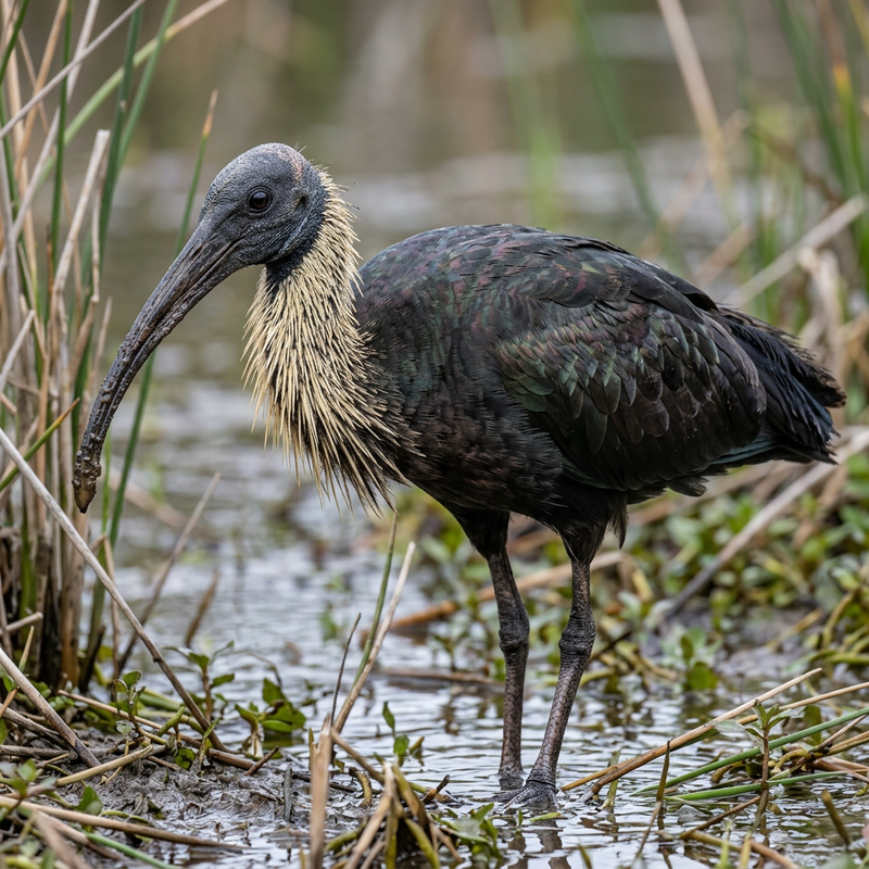 Strohhalm-Ibis