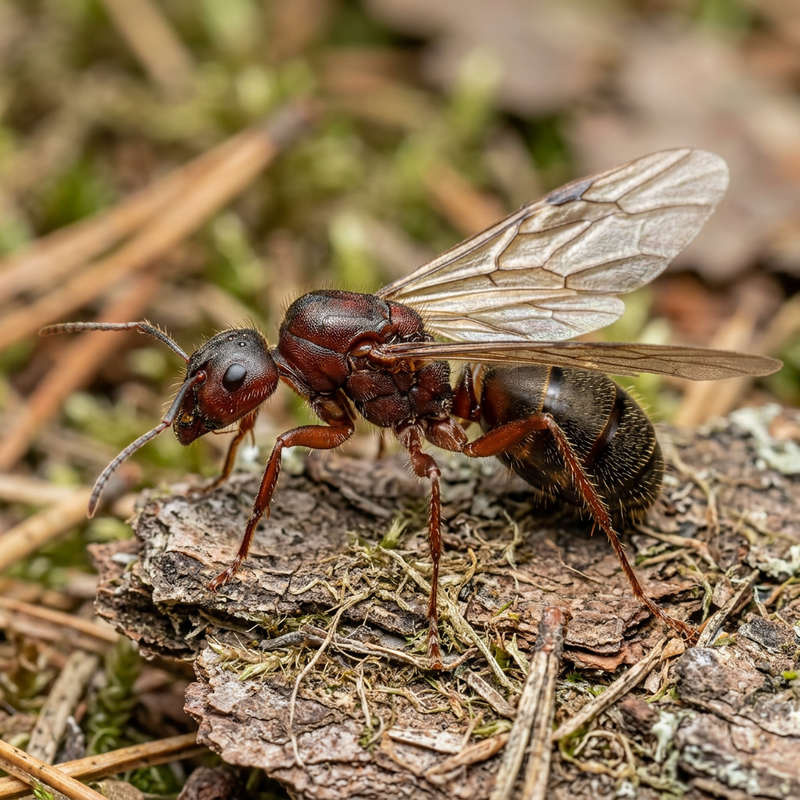 Waldameise (geflügelte Königin)