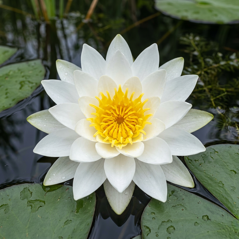 Weiße Seerose