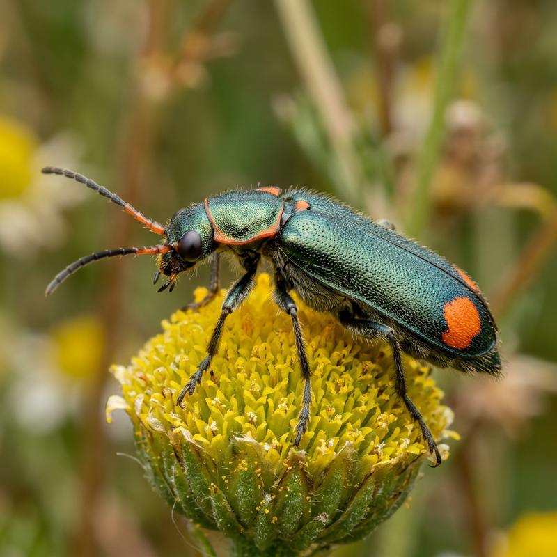 Zweifleckiger Zipfelkäfer