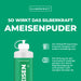 Ameisen-frei Pulver – Ameisenmittel für Innen & Außen – 100% Kieselgur – Alternative zu Ameisenköder und Ameisenspray - Silberkraft