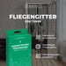 Fliegengitter für Türen - 100 x 210 cm - ohne Bohren - Silberkraft