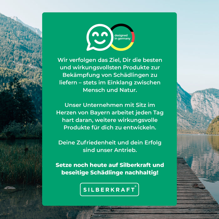 Lebendfalle für Mäuse und Ratten aus Kunststoff - tierfreundliche Alternative zu Schlagfallen und Giftköder - Silberkraft