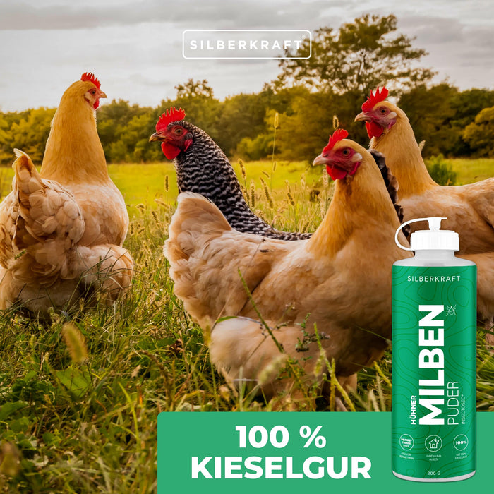 Milbenpuder Hühner - Silberkraft